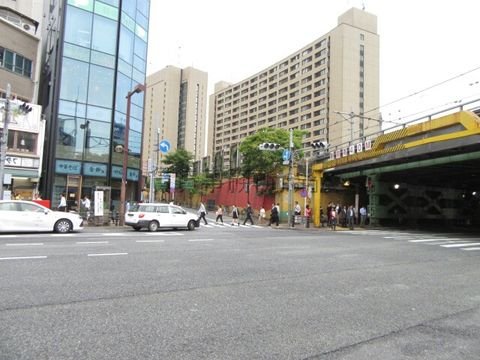 飯田橋駅東口 交差点