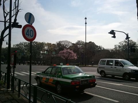 気象庁前三差路