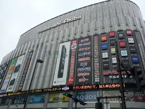 秋葉原と言えば、電化製品。電化製品と言えばヨドバシカメラ、と言ったところでしょうか。