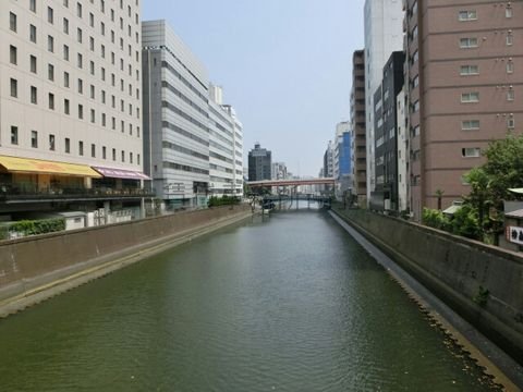 神田川　浅草方向
