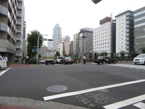築地橋 交差点