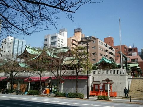 水天宮の目の前