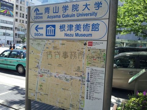 表参道駅周辺マップ