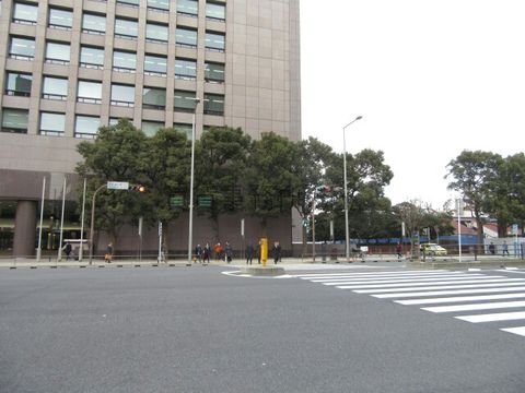 赤坂消防署入口 交差点
