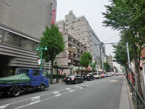 賑やかな大久保通り