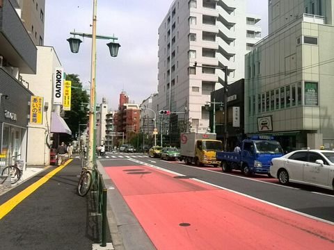 大久保通り飯田橋方面