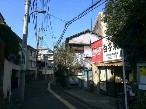 一丁目エリア、雰囲気が残る路地