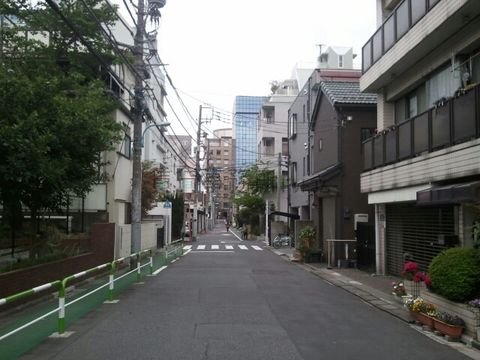 東京おもちゃ美術館前から新宿通り方面