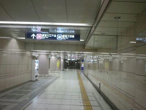 都営線への連絡通路です