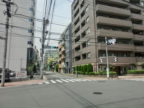 左衛門橋通り　入谷南公園前交差点付近　昭和通り方面
