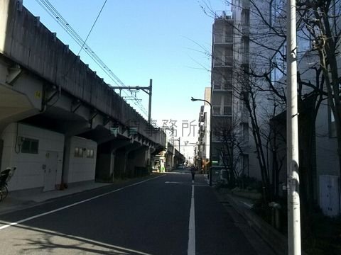 JR線沿い、錦糸町方面