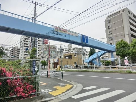 新大橋通り　歩道橋
