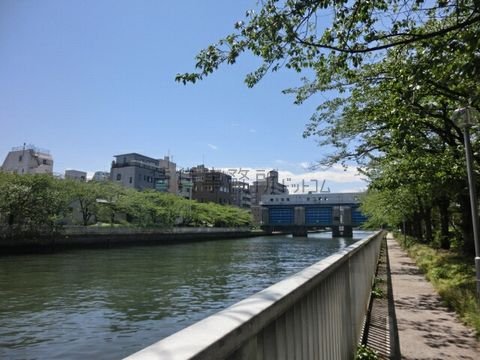人工河川の小名木川