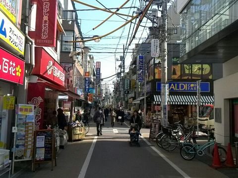 学芸大学駅　西口商店街
