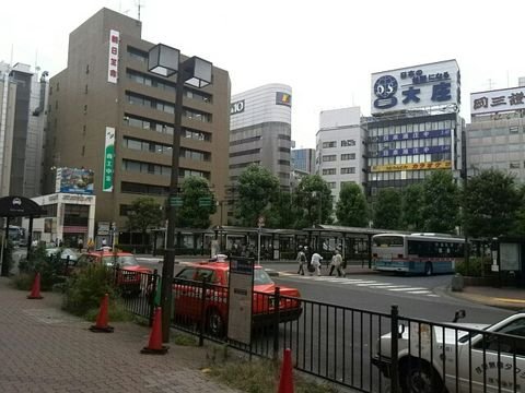 駅前ロータリーです

