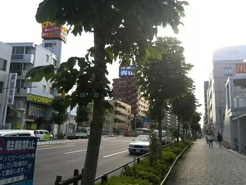 駅前には様々な店があります