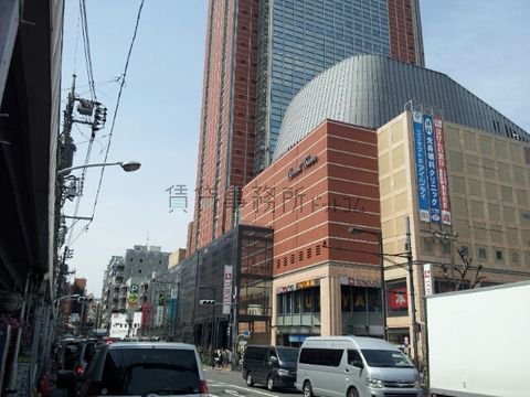 大型複合ビルのキャロットタワーです