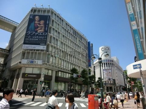井ノ頭通り入口交差点付近の原宿方向です