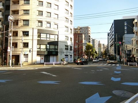 中野五差路 交差点