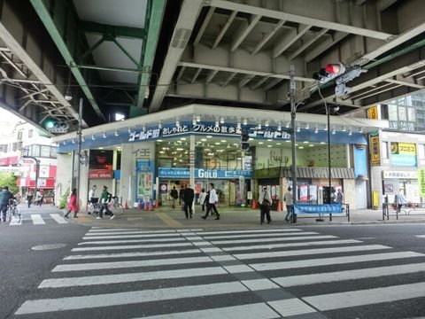 阿佐ヶ谷駅東口の高架下です