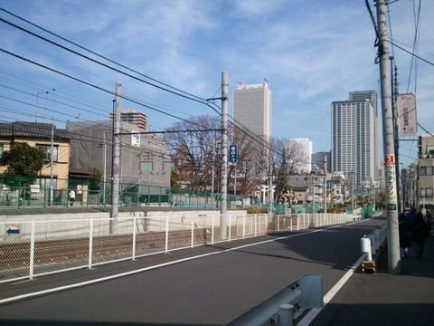 池袋方面を見ると、サンシャイン。アウルタワーが確認できます