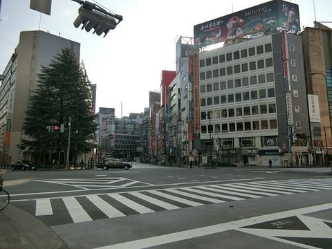 西口五差路 交差点