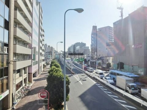 尾長橋歩道橋からの景観 (溝田橋方面)