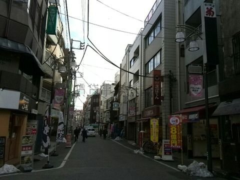 アザレア通り、駒込との境目
