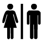 男女別トイレ