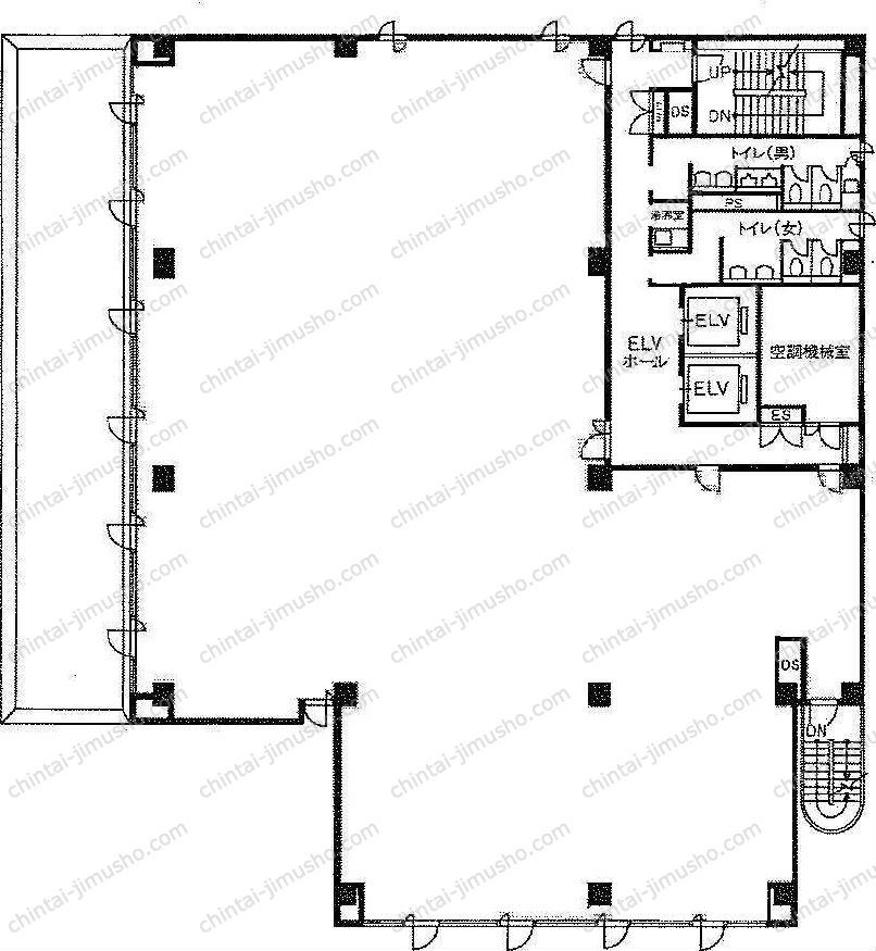 フロンティア御成門の間取図