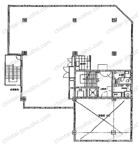 新々会館ビルの間取図