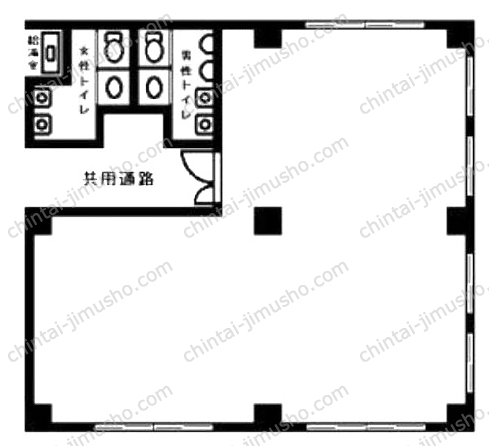 天心堂ビルの間取図