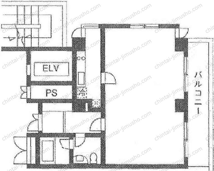 エクサス六番町の間取図