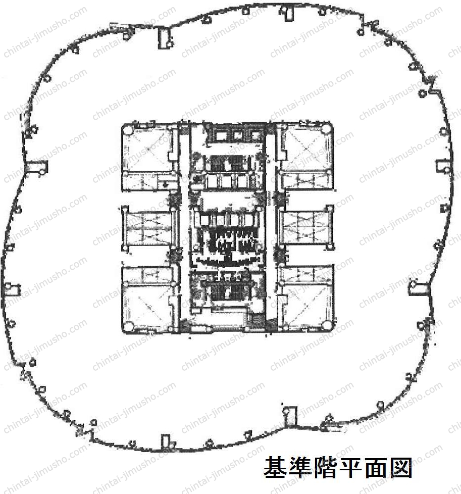 六本木ヒルズ森タワーの間取図