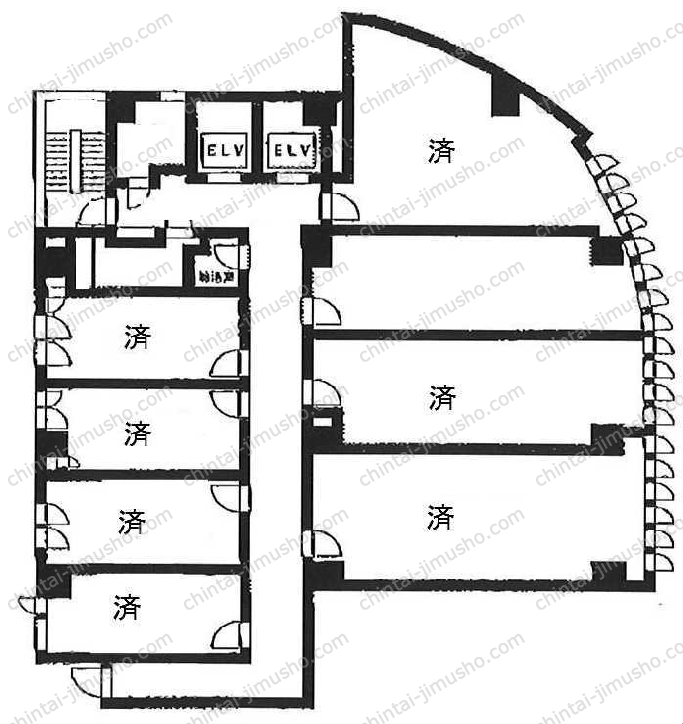 恵比寿ファイブビルの間取図
