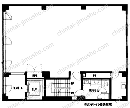 芝大門RUビルの間取図