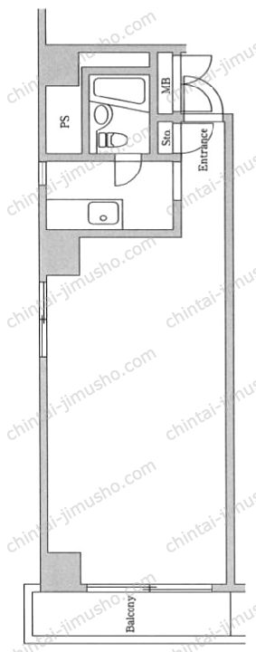 エムエフ新橋の間取図