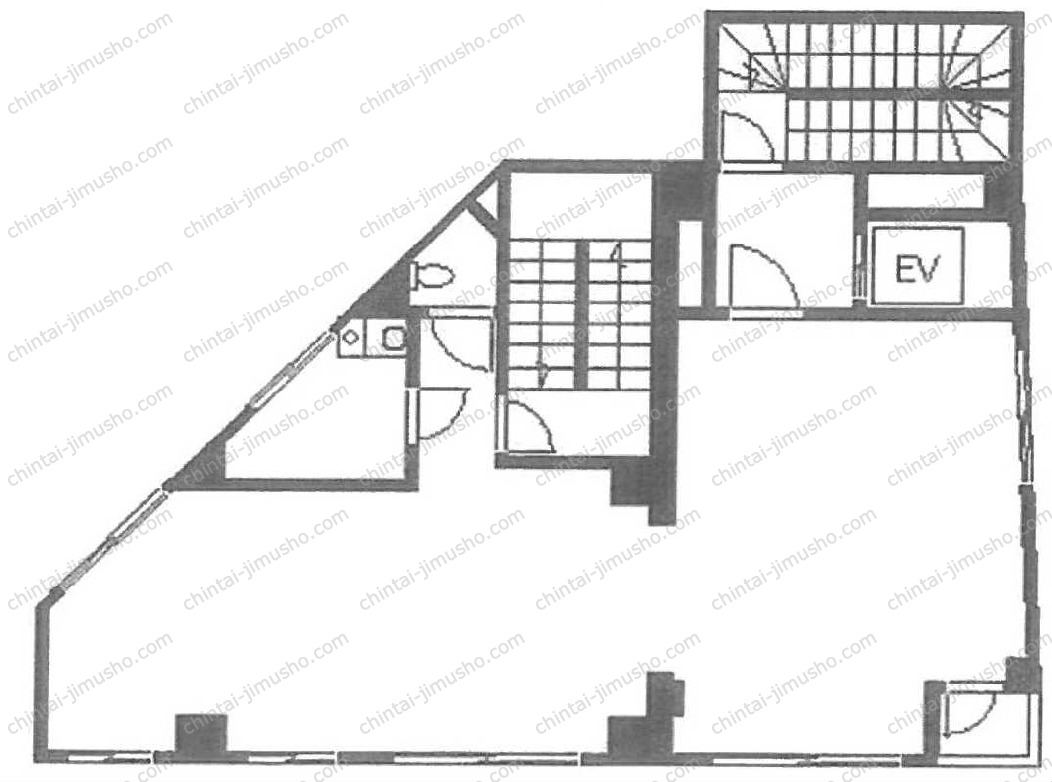 平凡立教前ビルの間取図