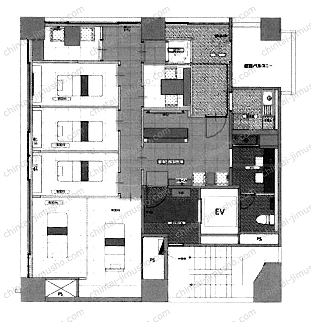 銀座槇町ビルの間取図