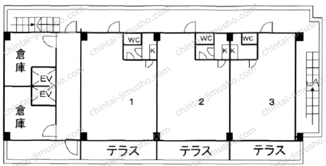 ノルドビルの間取図