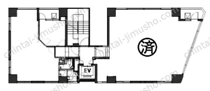 合人社東京秋葉原ビルの間取図
