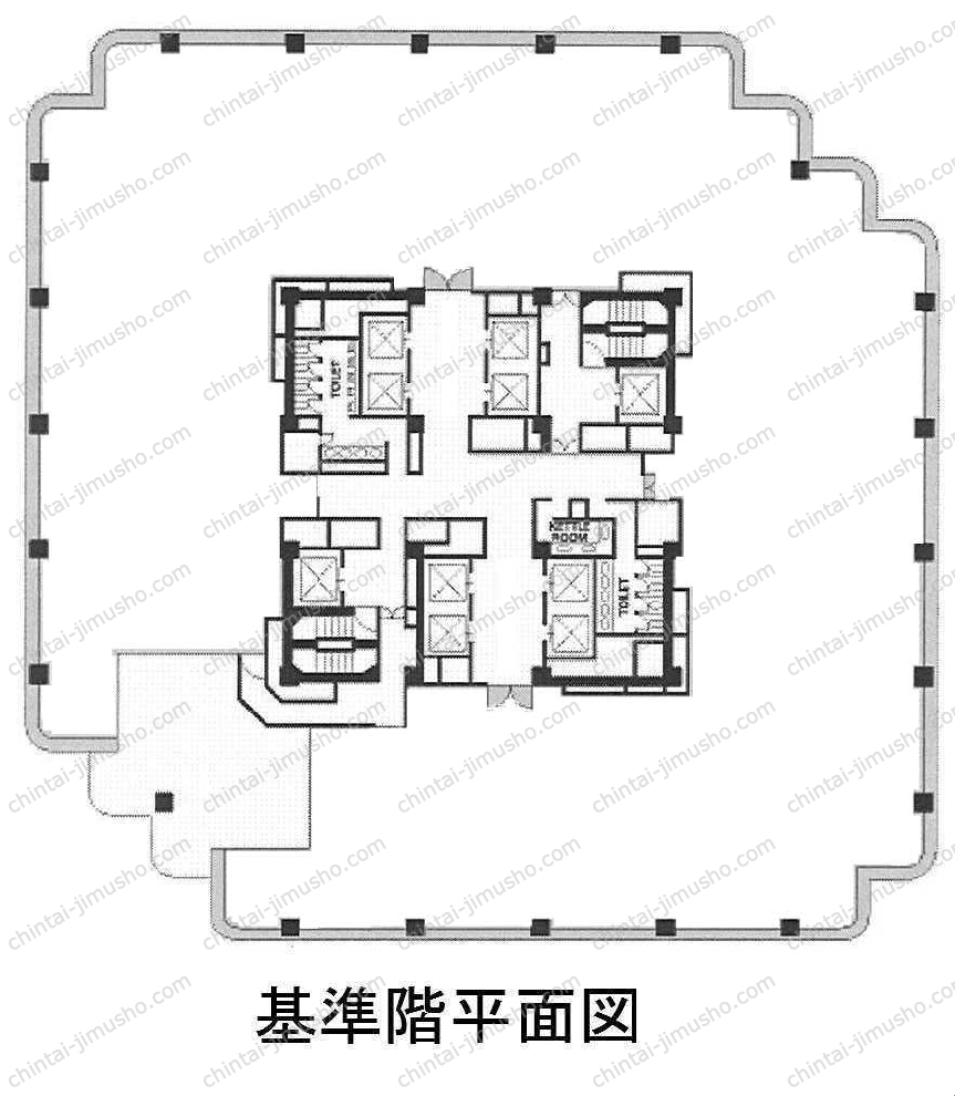 御殿山トラストタワー／Cozy Works GOTENYAMAの間取図