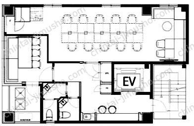 越後屋ビルの間取図