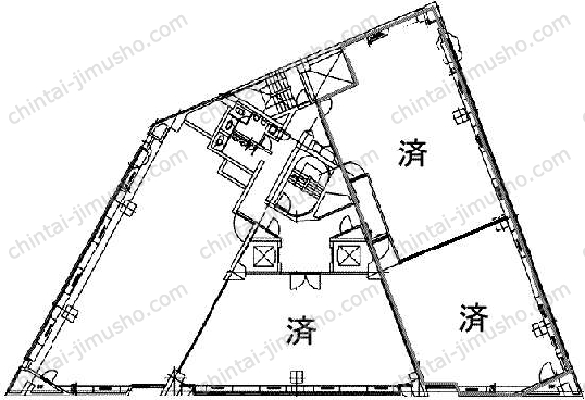 32芝公園ビルの間取図