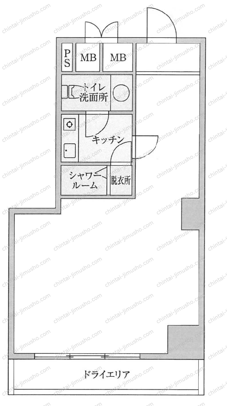 クローバー六本木の間取図