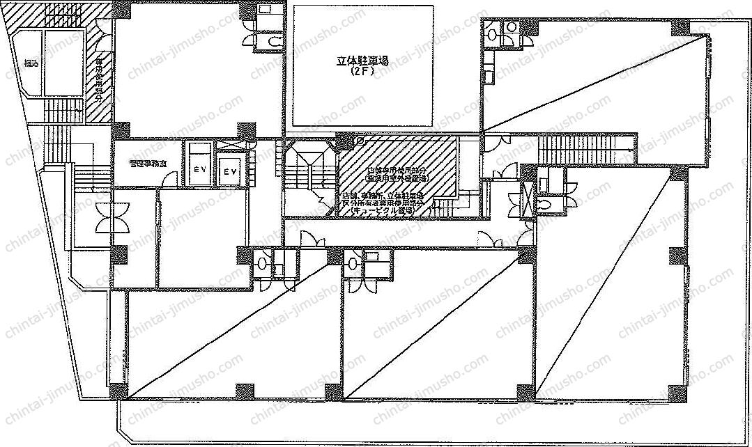 桔梗ライオンズマンション平河町の間取図
