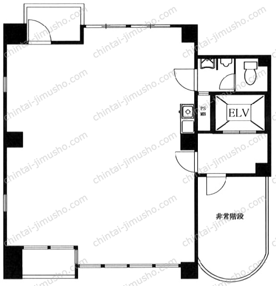 石阪ビルの間取図