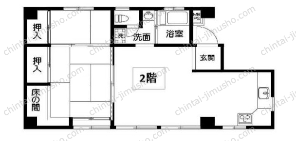 中山ビルの間取図