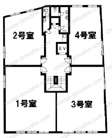 ヤマギビルの間取図