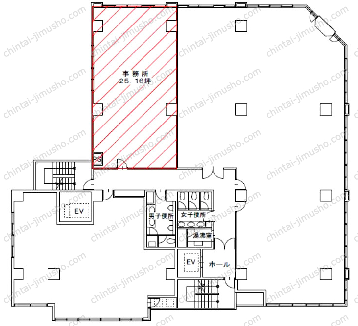 コスモス御苑ビル／カテリーナネオハイツの間取図